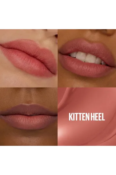  تصویر 1 : Maybelline New York میبلین نیویورک  تینت لب مات مخملی 12 ساعته مدل Teddy Lip Tint رنگ KITTEN HEEL  