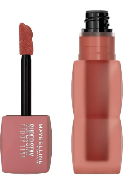 خرید و قیمت تینت لب مات مخملی 12 ساعته مدل Teddy Lip Tint رنگ KITTEN HEEL Maybelline New York  میبلین نیویورک اصل