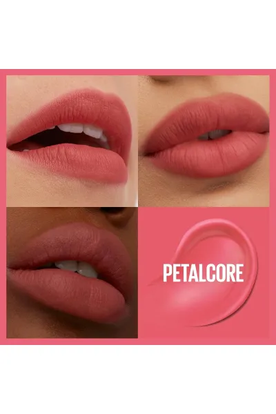  تصویر 1 : Maybelline New York میبلین نیویورک  تینت لب مات مخملی 12 ساعته مدل Teddy Lip Tint رنگ PETALCORE  