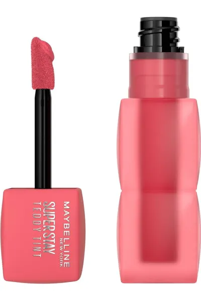 خرید و قیمت تینت لب مات مخملی 12 ساعته مدل Teddy Lip Tint رنگ PETALCORE Maybelline New York  میبلین نیویورک اصل