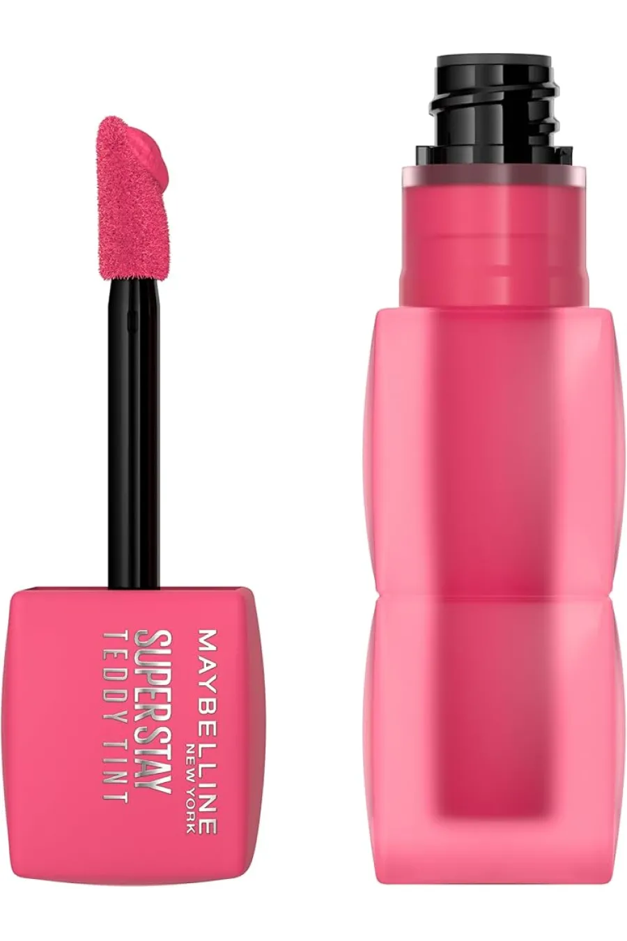 ویژگی‌های کلیدی تینت لب مات مخملی 12 ساعته مدل Teddy Lip Tint رنگ PINKY PROMISE میبلین نیویورک Maybelline New York
