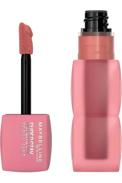 خرید و قیمت تینت لب مات مخملی 12 ساعته مدل Teddy Lip Tint رنگ RIBBON TIED Maybelline New York  میبلین نیویورک اصل