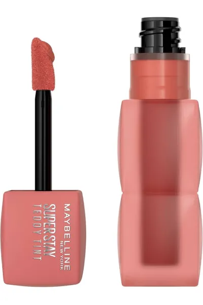 خرید و قیمت تینت لب مات مخملی 12 ساعته مدل Teddy Lip Tint رنگ SKINNY DIP Maybelline New York  میبلین نیویورک اصل