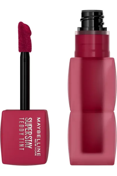 خرید و قیمت تینت لب مات مخملی 12 ساعته مدل Teddy Lip Tint رنگ WILD AT HEART Maybelline New York  میبلین نیویورک اصل