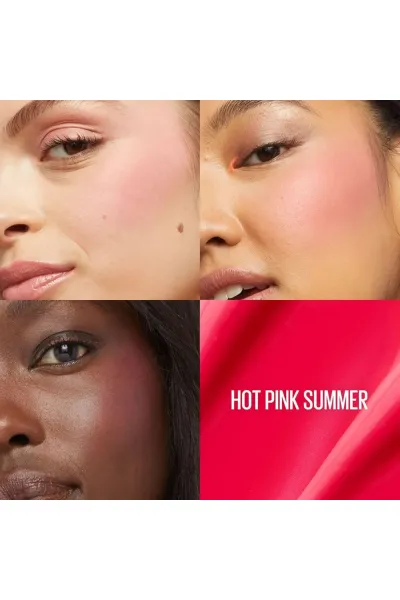  تصویر 5 : Maybelline New York میبلین نیویورک  رژگونه مایع مات و بادوام Sunkisser رنگ 31 HOT PINK SUMMER  