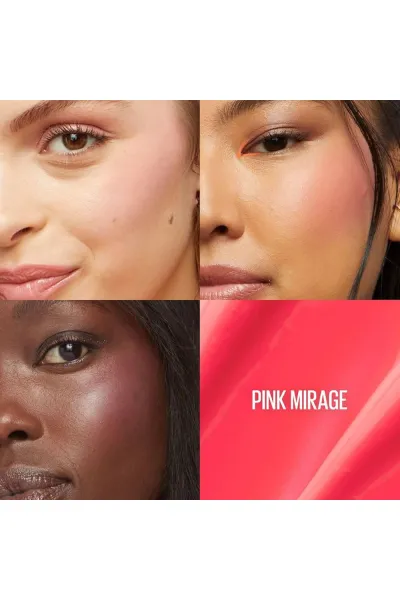  تصویر 5 : Maybelline New York میبلین نیویورک  رژگونه مایع مات و بادوام Sunkisser رنگ 30 PINK MIRAGE  