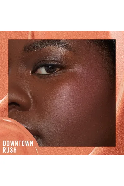  تصویر 3 : Maybelline New York میبلین نیویورک  رژگونه مایع مات و بادوام Sunkisser رنگ 01 Downtown Rush  