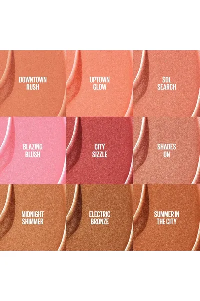  تصویر 7 : Maybelline New York میبلین نیویورک  رژگونه مایع مات و بادوام Sunkisser رنگ 02 Uptown Glow  