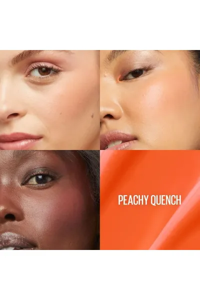  تصویر 5 : Maybelline New York میبلین نیویورک  رژگونه مایع مات و بادوام Sunkisser رنگ 34 Peachy Quench  