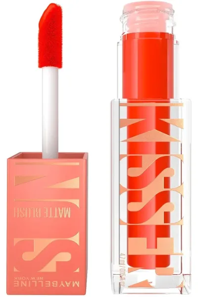 خرید رژگونه مایع مات و بادوام Sunkisser رنگ 35 Spritzy Orange میبلین نیویورک Maybelline New York