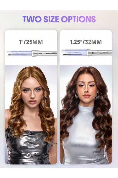  تصویر 9 : فر مو سایز ۳۲ اتوماتیک شیگلم با جریان هوای خنک مدل Airflow Styler Pro شیگلم Sheglam 