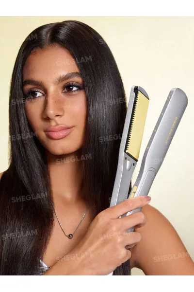  تصویر 9 : اتو مو یون‌ساز صفحه عریض Sleek Chic شیگلم Sheglam 