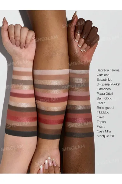  تصویر 4 : Sheglam شیگلم  پالت سایه 15 رنگ مدل بلیس این بارسلونا رنگ Multicolor  