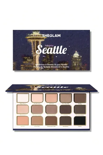  تصویر 1 : Sheglam شیگلم  پالت سایه چشم نود و اسموکی شیگلم Showtime In Seattle  