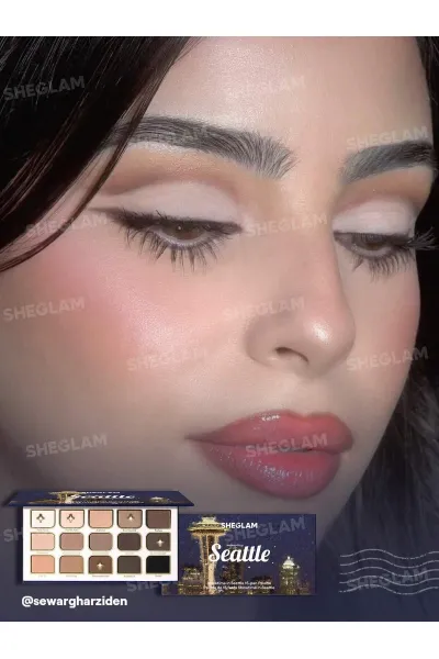  تصویر 4 : Sheglam شیگلم  پالت سایه چشم نود و اسموکی شیگلم Showtime In Seattle  