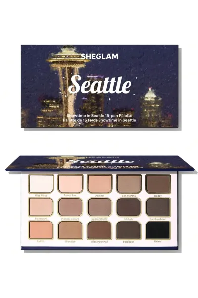 خرید و قیمت پالت سایه چشم نود و اسموکی شیگلم Showtime In Seattle Sheglam  شیگلم اصل