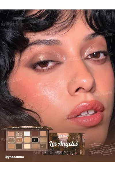  تصویر 5 : Sheglam شیگلم  پالت سایه چشم مات و شاین شیگلم Matinée In L.A.  