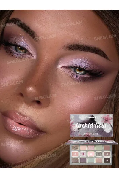  تصویر 4 : Sheglam شیگلم  پالت سایه چشم مات و شاین شیگلم مدل Orchid Hour  