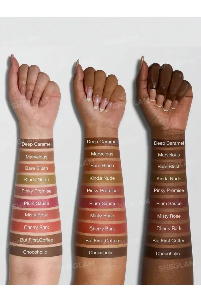  تصویر 6 : Sheglam شیگلم  مداد لب مایع و تینت لب شیگلم مدل True Stain Liquid Lip Liner رنگ 008 Deep Caramel  