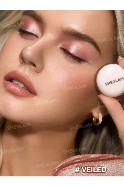  تصویر 4 : Sheglam شیگلم  سایه چشم کرمی شاین دار مدل Starstruck رنگ Veiled  