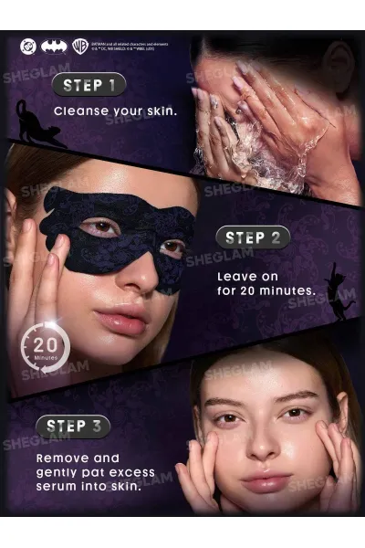  تصویر 4 : Sheglam شیگلم  ماسک ۱۰ عددی آب رسان دور چشم  