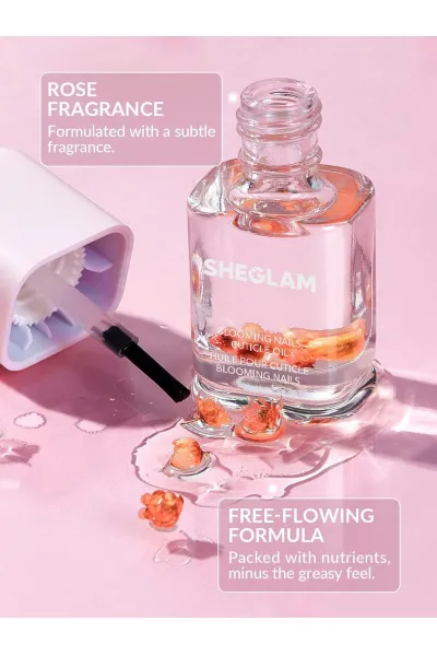  تصویر 4 : Sheglam شیگلم  روغن مراقبت از پوست اطراف ناخن Blooming Nails Pink  