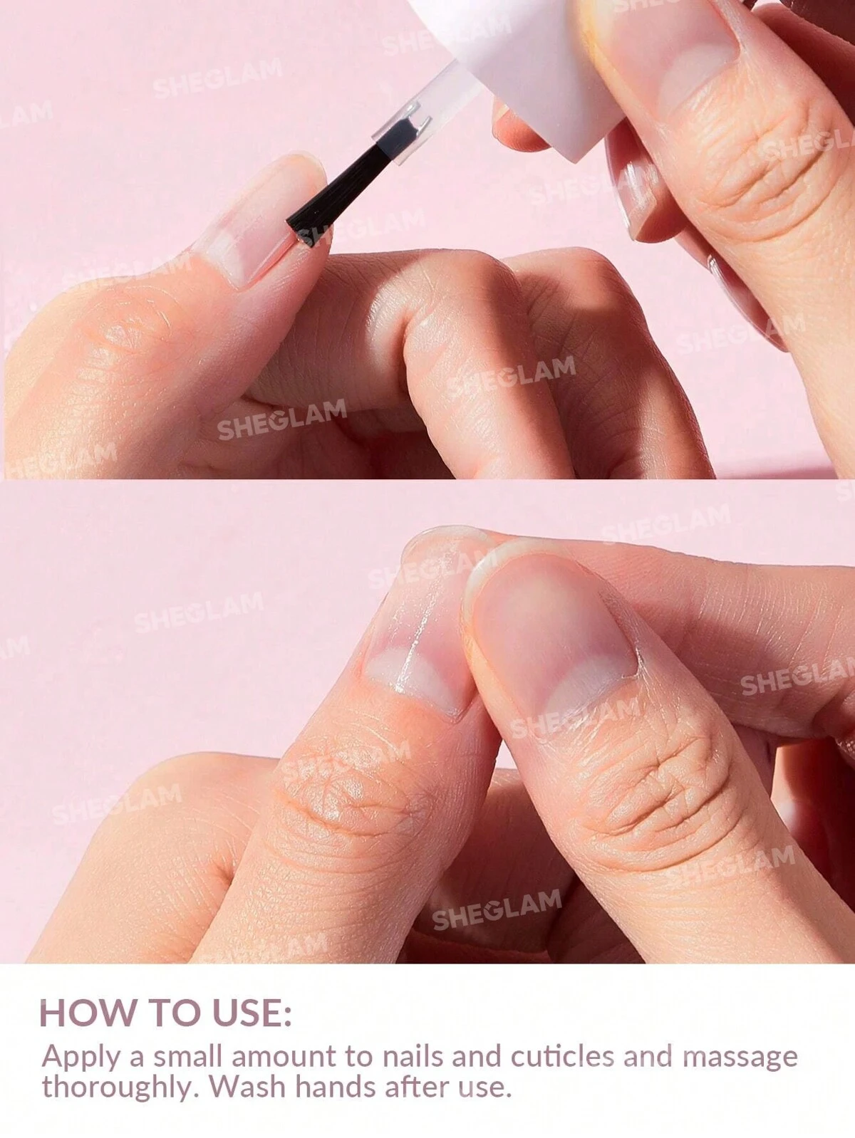  تصویر 5 : Sheglam شیگلم  روغن مراقبت از پوست اطراف ناخن Blooming Nails Pink  