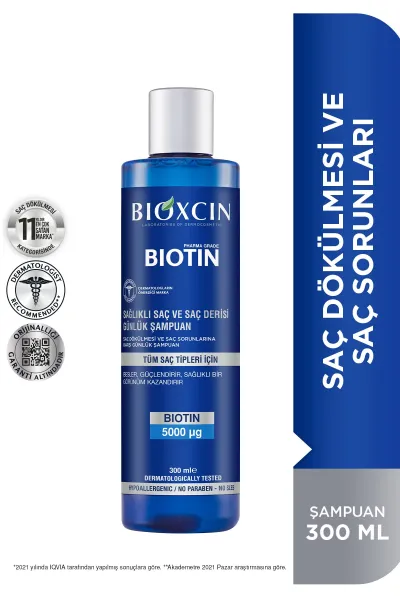  تصویر 6 : شامپو تخصصی ضد ریزش مو بیوتین بیوکسین BIOXCIN 