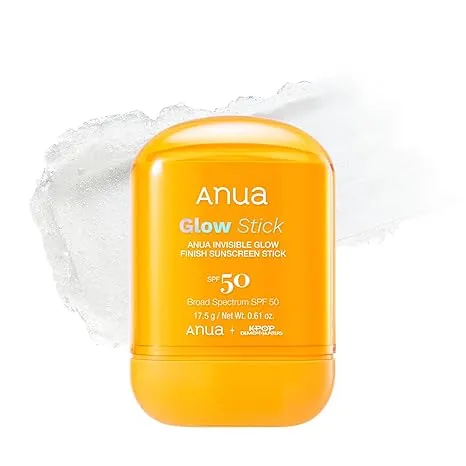 ارزش خرید ضد آفتاب استیکی بی رنگ و درخشان کننده آنوا Anua با SPF 50 و جلوه درخشان