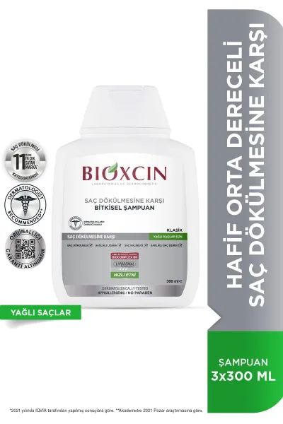خرید و قیمت شامپو کلاسیک ضد ریزش موهای چرب BIOXCIN  بیوکسین اصل