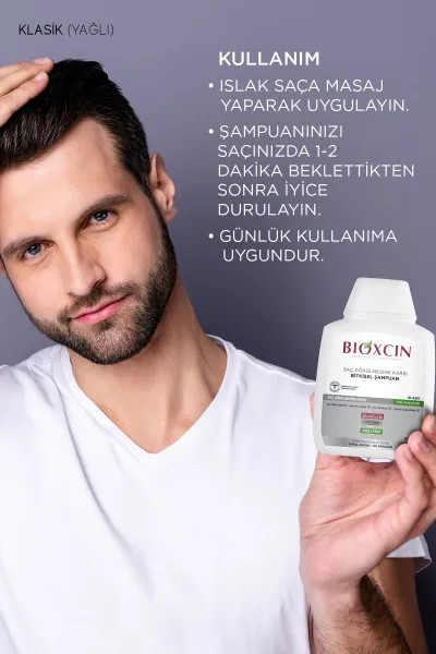  تصویر 4 : BIOXCIN بیوکسین  شامپو کلاسیک ضد ریزش موهای چرب  
