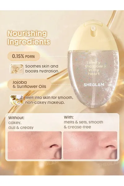  تصویر 1 : Sheglam شیگلم  اسپری فیکس کننده آرایش مدل Crystal Intentions Vibe Shield  