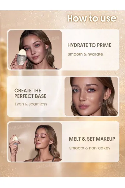  تصویر 4 : Sheglam شیگلم  اسپری فیکس کننده آرایش مدل Crystal Intentions Vibe Shield  