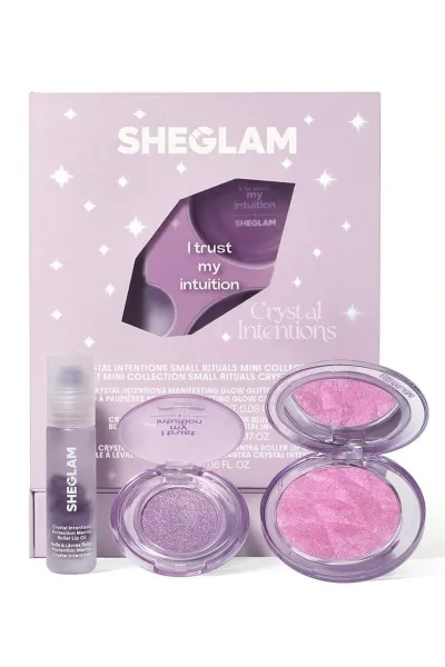 خرید و قیمت مجموعه مینی کریستال اینتنشنز آمیتیست Sheglam  شیگلم اصل