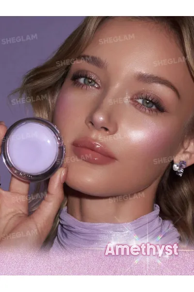  تصویر 6 : Sheglam شیگلم  رژگونه و هایلایتر دوکاره کریستال اینتنشنز رنگ آمیتیست  