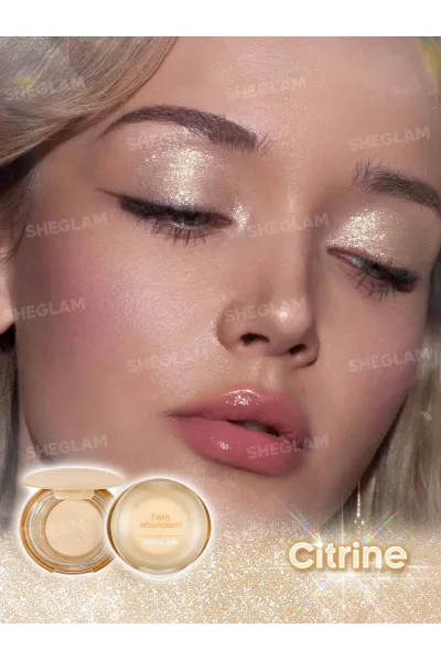  تصویر 1 : Sheglam شیگلم  سایه چشم اکلیلی درخشان کریستال اینتنشنز رنگ Citrine  