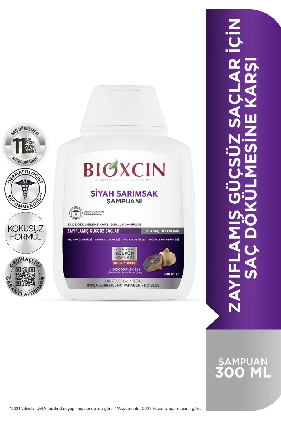 ارزش خرید شامپو بدون سولفات سیر سیاه ضد ریزش مو بیوکسین BIOXCIN شامپو بدون سولفات سیر سیاه ضد ریزش مو