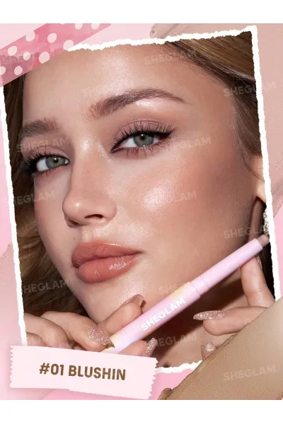  تصویر 8 : سایه چشم استیکی کرمی کریمسیکل رنگ Blushin شیگلم Sheglam 