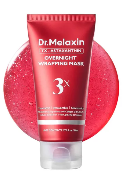 خرید و قیمت ماسک شب آستاگزانتین و ترانگزامیک اسید ضد لک و روشن کننده Dr.Melaxin  دکتر ملاکسین اصل