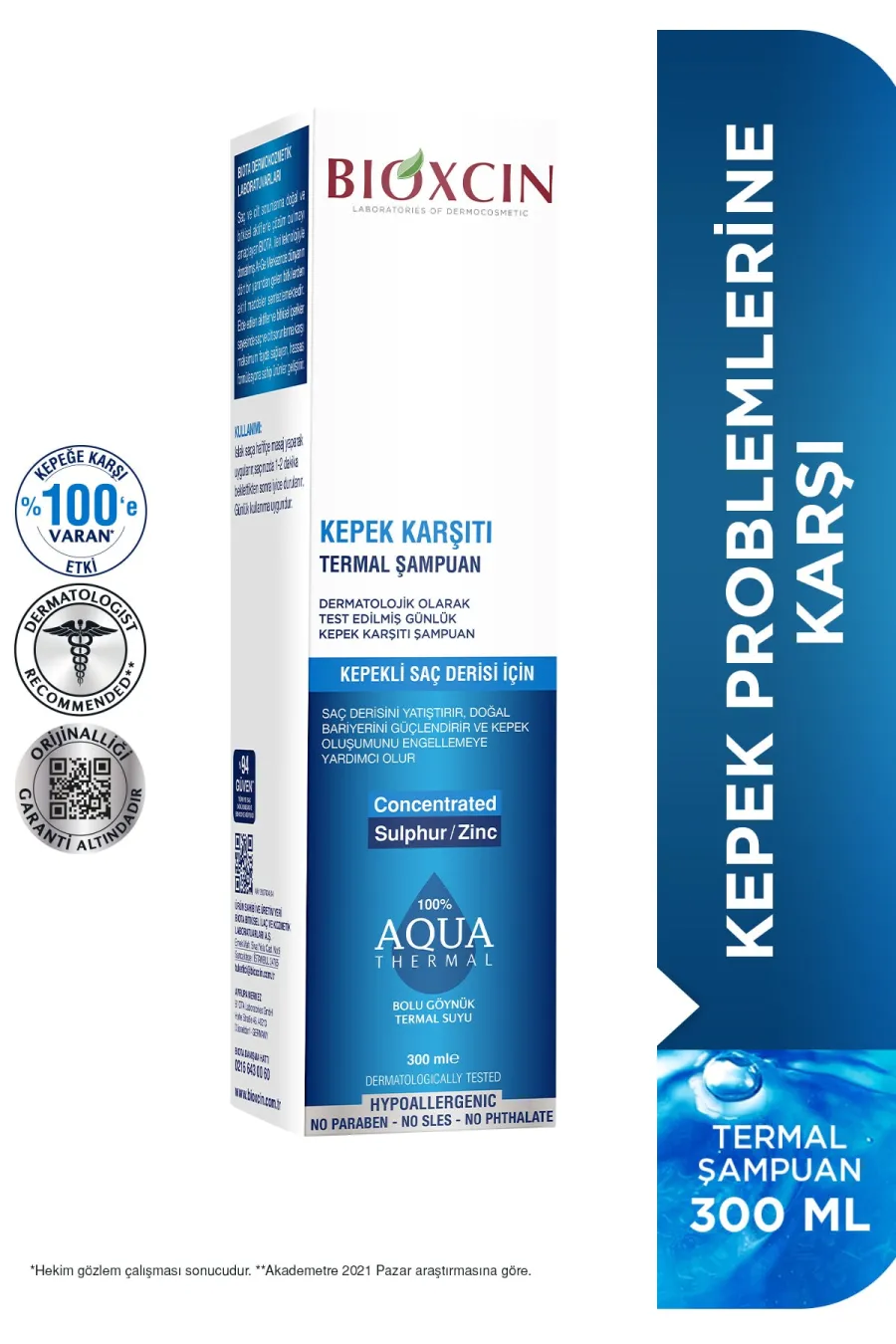 ارزش خرید شامپو ضد شوره Aqua Thermal بیوکسین BIOXCIN با حجم ۳۰۰ میلی‌لیتر