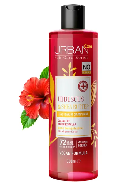 خرید و قیمت شامپو موهای فر و مجعد هیبیسکوس و شی باتر Urban Care  اوربان کر اصل