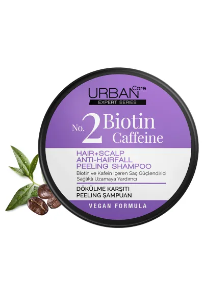 خرید و قیمت اسکراب پاکسازی کننده پوست سر و کمک کننده به رشد مو بیوتین و کافئین Urban Care  اوربان کر اصل
