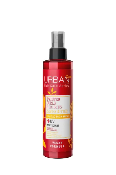  تصویر 1 : Urban Care اوربان کر  کرم موی مایع موهای فر و موج دار هیبیسکوس و شی باتر  