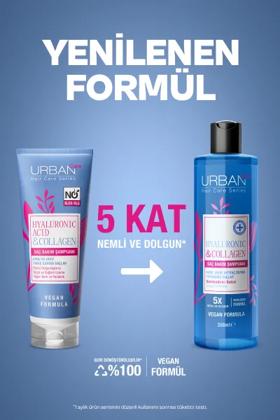  تصویر 2 : Urban Care اوربان کر  شامپو حجم دهنده مو حاوی هیالورونیک اسید و کلاژن  