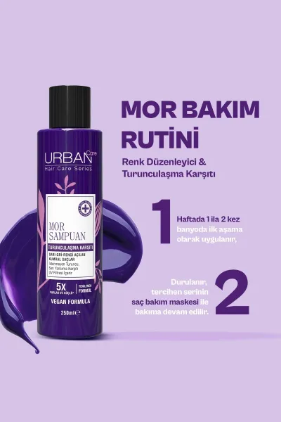  تصویر 5 : Urban Care اوربان کر  شامپو بنفش ضد زردی و نارنجی مو  