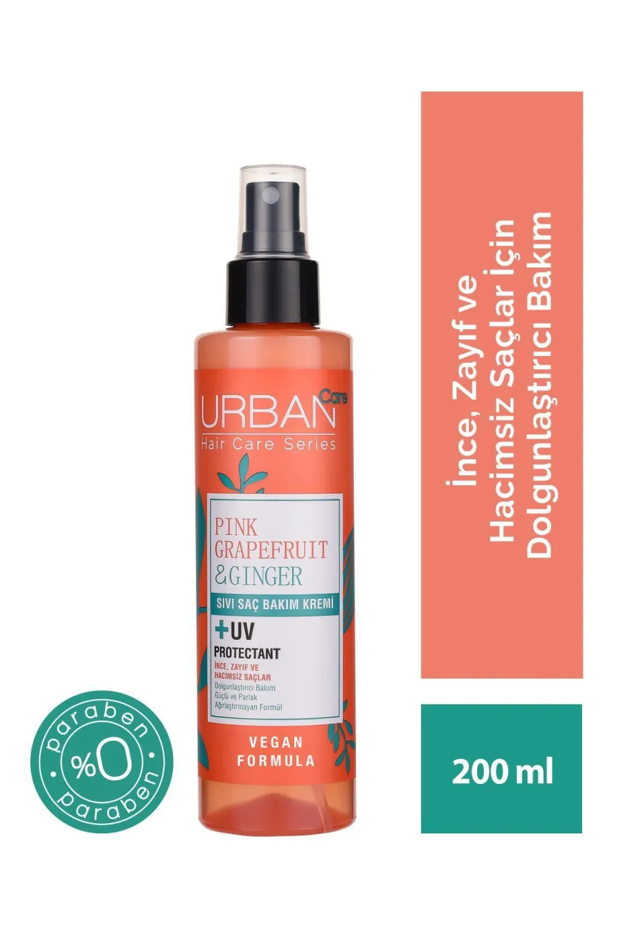 ویژگیهای کلیدی کرم موی مایع حجم دهنده موهای نازک گریپ فروت صورتی و زنجبیل اوربان کر Urban Care ویژگیهای کلیدی کرم موی مایع حجم دهنده موهای نازک گریپ فروت صورتی و زنجبیل اوربان کر Urban Care