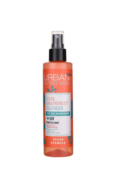  تصویر 1 : Urban Care اوربان کر  کرم موی مایع حجم دهنده موهای نازک گریپ فروت صورتی و زنجبیل  