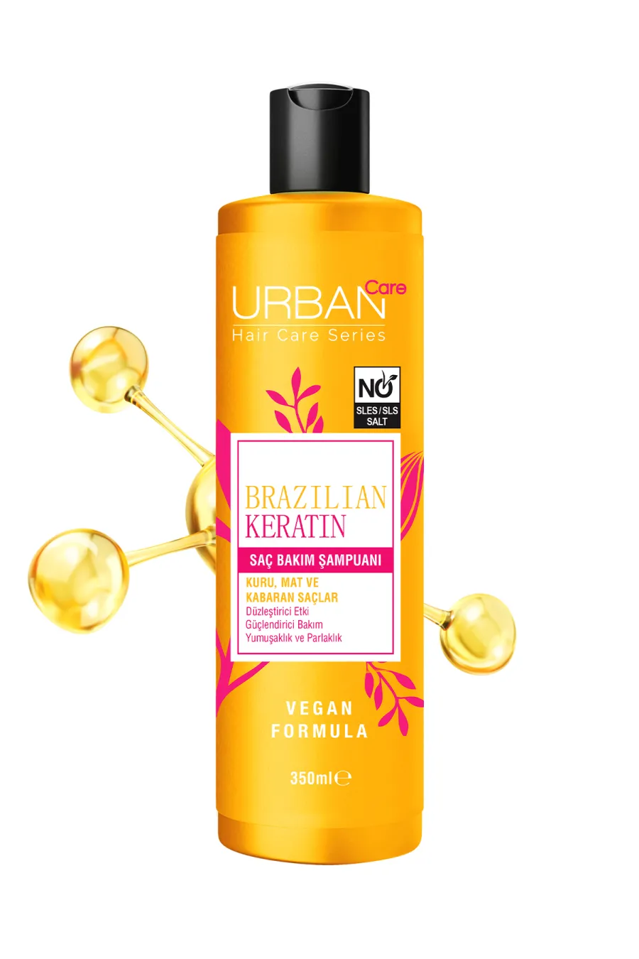 ویژگی‌های کلیدی شامپو کراتین برزیلی اوربان کر Urban Care با فرمول وگان