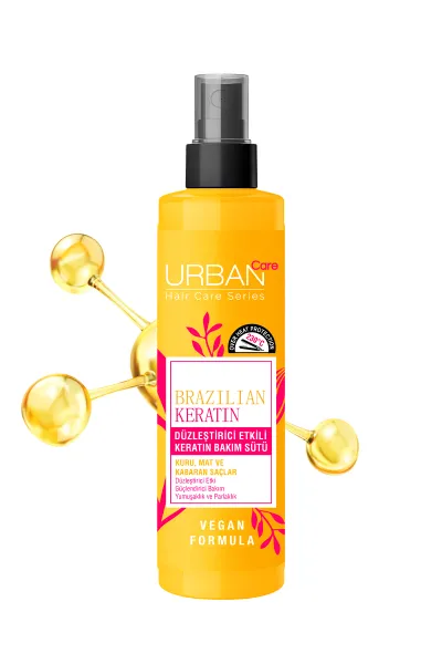  تصویر 2 : Urban Care اوربان کر  شیر مو کراتین برزیلی محافظ حرارت و ضد وز  
