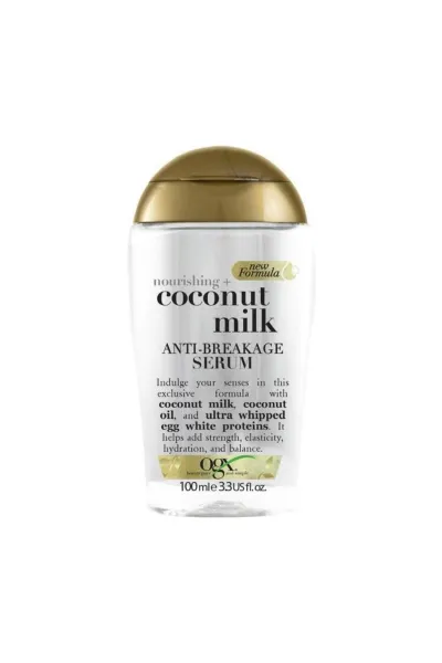  تصویر 1 : Ogx او جی ایکس Coconut Milk روغن شیر نارگیل ضد شکنندگی مو  